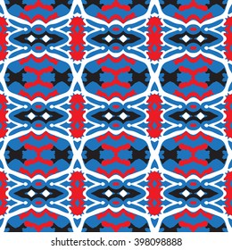 Beautiful abstract vector seamless ornamental design can be used as interior pattern or clothes pattern.