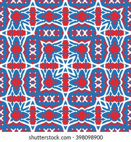 Beautiful abstract vector seamless ornamental design can be used as interior pattern or clothes pattern.