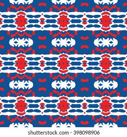 Beautiful abstract vector seamless ornamental design can be used as interior pattern or clothes pattern.