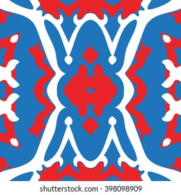 Beautiful abstract vector seamless ornamental design can be used as interior pattern or clothes pattern.
