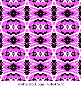 Beautiful abstract vector seamless ornamental design can be used as interior pattern or clothes pattern.