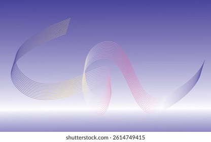 Beautiful Abstract vectorized wave, wallpaper, background, Pattern.