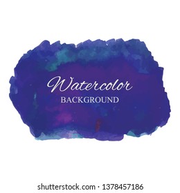 beautiful abstract violet watercolor art hand paint on white background, brush textures for logo. There is a place for text. Perfect stroke design for headline. Luxury boutique Illustrations.