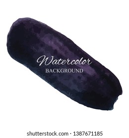 beautiful abstract violet watercolor art hand paint on white background,brush textures for logo.There is a place for text.Perfect stroke design for headline.luxury boutique Illustrations.