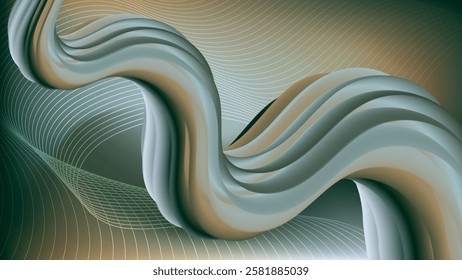 Beautiful abstract wallpaper in cold tones. An excellent background for advertising, posters, postcards, business cards, corporate attributes and your other projects. Vector.
