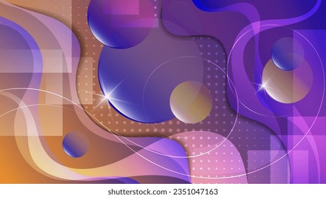 Beautiful abstract wallpaper. A great background for social media pages, posters, presentations, outdoor advertising and your other projects. Vector.