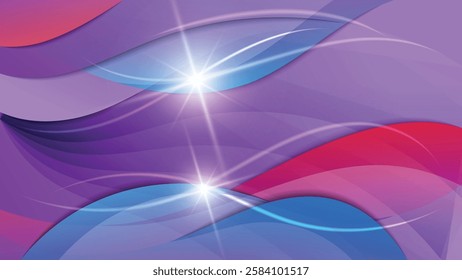 Beautiful abstract wallpaper in pink and blue tones. An excellent background for advertising, posters, postcards, business cards, corporate attributes and your other projects. Vector.