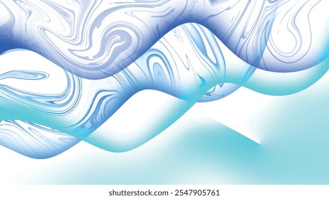 
Hermoso fondo de pantalla abstracto en blanco, azul, tonos aguamarina. Una hermosa ilustración para la decoración de interiores, diseños corporativos, blogs, postales, carteles y sus otros proyectos. Vector. 