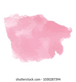 beautiful abstract watercolor art hand paint on white background,brush textures for logo.There is a place for text.Perfect stroke design for headline.luxury boutique Illustrations.