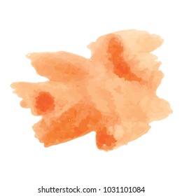 beautiful abstract watercolor art hand paint on white background,brush textures for logo.There is a place for text.Perfect stroke design for headline.luxury boutique Illustrations.