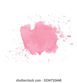 beautiful abstract watercolor art hand paint on white background,brush textures for logo.There is a place for text.Perfect stroke design for headline.luxury boutique Illustrations.