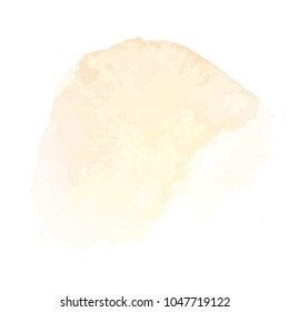 beautiful abstract watercolor art hand paint on white background,brush textures for logo.There is a place for text.Perfect stroke design for headline.luxury boutique Illustrations.
