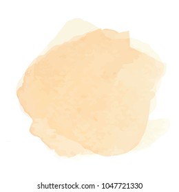 beautiful abstract watercolor art hand paint on white background,brush textures for logo.There is a place for text.Perfect stroke design for headline.luxury boutique Illustrations.