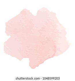 beautiful abstract watercolor art hand paint on white background,brush textures for logo.There is a place for text.Perfect stroke design for headline.luxury boutique Illustrations.