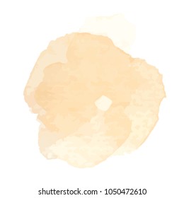 beautiful abstract watercolor art hand paint on white background,brush textures for logo.There is a place for text.Perfect stroke design for headline.luxury boutique Illustrations.
