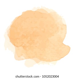 beautiful abstract watercolor art hand paint on white background,brush textures for logo.There is a place for text.Perfect stroke design for headline.luxury boutique Illustrations.
