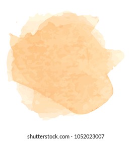 beautiful abstract watercolor art hand paint on white background,brush textures for logo.There is a place for text.Perfect stroke design for headline.luxury boutique Illustrations.