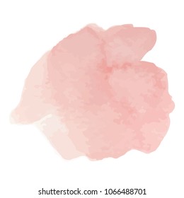 beautiful abstract watercolor art hand paint on white background,brush textures for logo.There is a place for text.Perfect stroke design for headline.luxury boutique Illustrations.