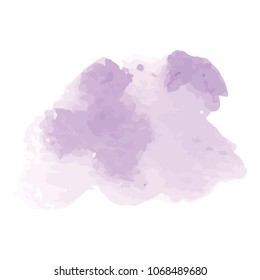 beautiful abstract watercolor art hand paint on white background,brush textures for logo.There is a place for text.Perfect stroke design for headline.luxury boutique Illustrations.