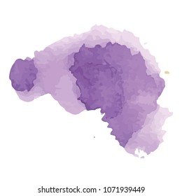 beautiful abstract watercolor art hand paint on white background,brush textures for logo.There is a place for text.Perfect stroke design for headline.luxury boutique Illustrations.