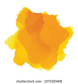 beautiful abstract watercolor art hand paint on white background,brush textures for logo.There is a place for text.Perfect stroke design for headline.luxury boutique Illustrations.