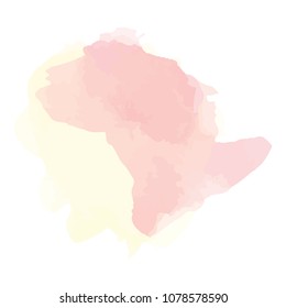 beautiful abstract watercolor art hand paint on white background,brush textures for logo.There is a place for text.Perfect stroke design for headline.luxury boutique Illustrations.