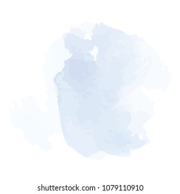 beautiful abstract watercolor art hand paint on white background,brush textures for logo.There is a place for text.Perfect stroke design for headline.luxury boutique Illustrations.