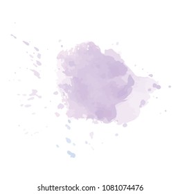 beautiful abstract watercolor art hand paint on white background,brush textures for logo.There is a place for text.Perfect stroke design for headline.luxury boutique Illustrations.