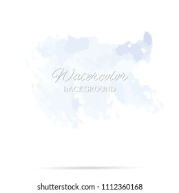 beautiful abstract watercolor art hand paint on white background,brush textures for logo.There is a place for text.Perfect stroke design for headline.luxury boutique Illustrations.