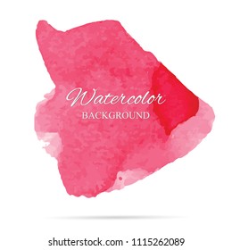beautiful abstract watercolor art hand paint on white background,brush textures for logo.There is a place for text.Perfect stroke design for headline.luxury boutique Illustrations.