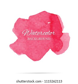 beautiful abstract watercolor art hand paint on white background,brush textures for logo.There is a place for text.Perfect stroke design for headline.luxury boutique Illustrations.