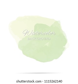 beautiful abstract watercolor art hand paint on white background,brush textures for logo.There is a place for text.Perfect stroke design for headline.luxury boutique Illustrations.