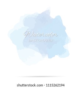 beautiful abstract watercolor art hand paint on white background,brush textures for logo.There is a place for text.Perfect stroke design for headline.luxury boutique Illustrations.