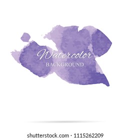 beautiful abstract watercolor art hand paint on white background,brush textures for logo.There is a place for text.Perfect stroke design for headline.luxury boutique Illustrations.