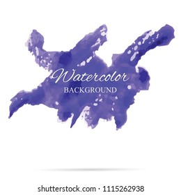 beautiful abstract watercolor art hand paint on white background,brush textures for logo.There is a place for text.Perfect stroke design for headline.luxury boutique Illustrations.