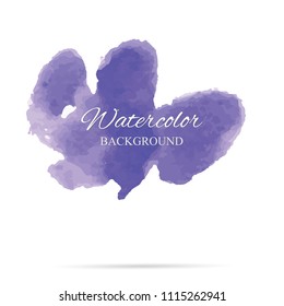 beautiful abstract watercolor art hand paint on white background,brush textures for logo.There is a place for text.Perfect stroke design for headline.luxury boutique Illustrations.