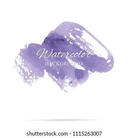 beautiful abstract watercolor art hand paint on white background,brush textures for logo.There is a place for text.Perfect stroke design for headline.luxury boutique Illustrations.