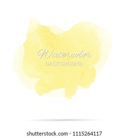 beautiful abstract watercolor art hand paint on white background,brush textures for logo.There is a place for text.Perfect stroke design for headline.luxury boutique Illustrations.