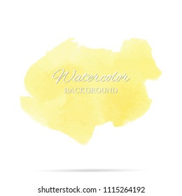 beautiful abstract watercolor art hand paint on white background,brush textures for logo.There is a place for text.Perfect stroke design for headline.luxury boutique Illustrations.