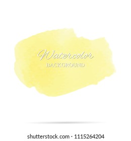 beautiful abstract watercolor art hand paint on white background,brush textures for logo.There is a place for text.Perfect stroke design for headline.luxury boutique Illustrations.