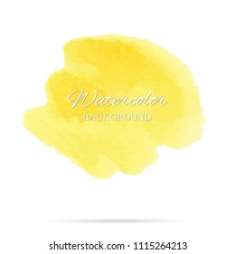 beautiful abstract watercolor art hand paint on white background,brush textures for logo.There is a place for text.Perfect stroke design for headline.luxury boutique Illustrations.