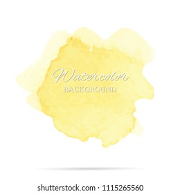 beautiful abstract watercolor art hand paint on white background,brush textures for logo.There is a place for text.Perfect stroke design for headline.luxury boutique Illustrations.