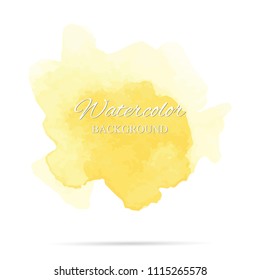 beautiful abstract watercolor art hand paint on white background,brush textures for logo.There is a place for text.Perfect stroke design for headline.luxury boutique Illustrations.