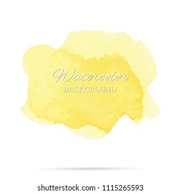 beautiful abstract watercolor art hand paint on white background,brush textures for logo.There is a place for text.Perfect stroke design for headline.luxury boutique Illustrations.