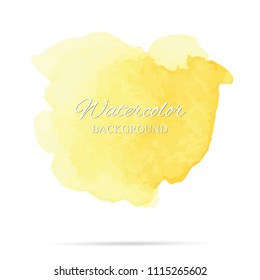 beautiful abstract watercolor art hand paint on white background,brush textures for logo.There is a place for text.Perfect stroke design for headline.luxury boutique Illustrations.
