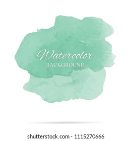 beautiful abstract watercolor art hand paint on white background,brush textures for logo.There is a place for text.Perfect stroke design for headline.luxury boutique Illustrations.