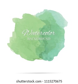beautiful abstract watercolor art hand paint on white background,brush textures for logo.There is a place for text.Perfect stroke design for headline.luxury boutique Illustrations.