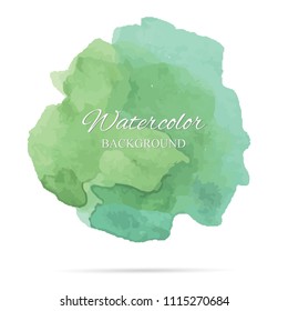 beautiful abstract watercolor art hand paint on white background,brush textures for logo.There is a place for text.Perfect stroke design for headline.luxury boutique Illustrations.