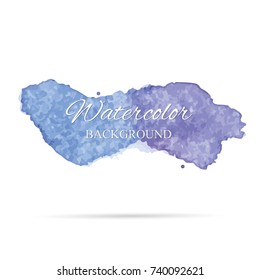 beautiful abstract watercolor art hand paint on white background,brush textures for logo.There is a place for text.Perfect stroke design for headline.luxury boutique Illustrations.