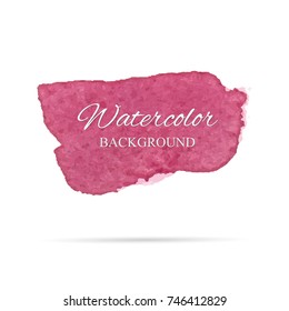 beautiful abstract watercolor art hand paint on white background,brush textures for logo.There is a place for text.Perfect stroke design for headline.luxury boutique Illustrations.